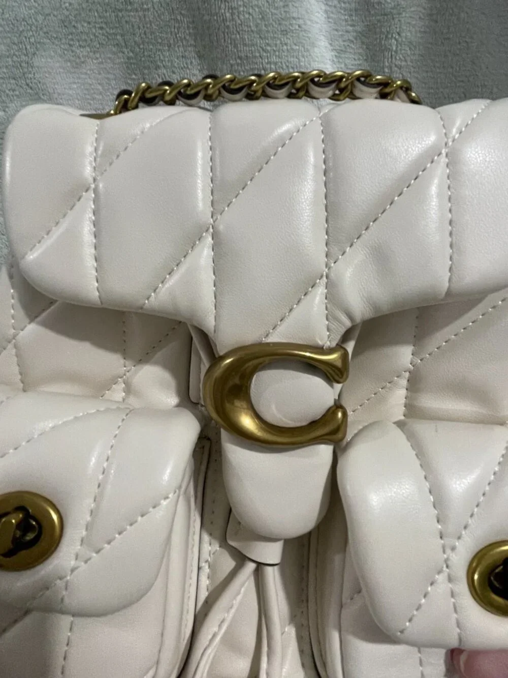 Coach Quilted Backpack